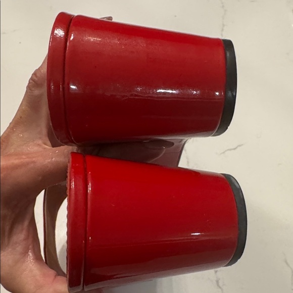 Prada Red Patent Slide Platform Sandals - Picture 5 of 9